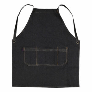 Zwart Barista Schort – Elegant & Chic