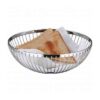 Elegante zilveren draadmand voor fruit