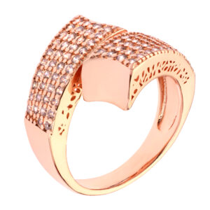 Elegante messing ring in bronskleur