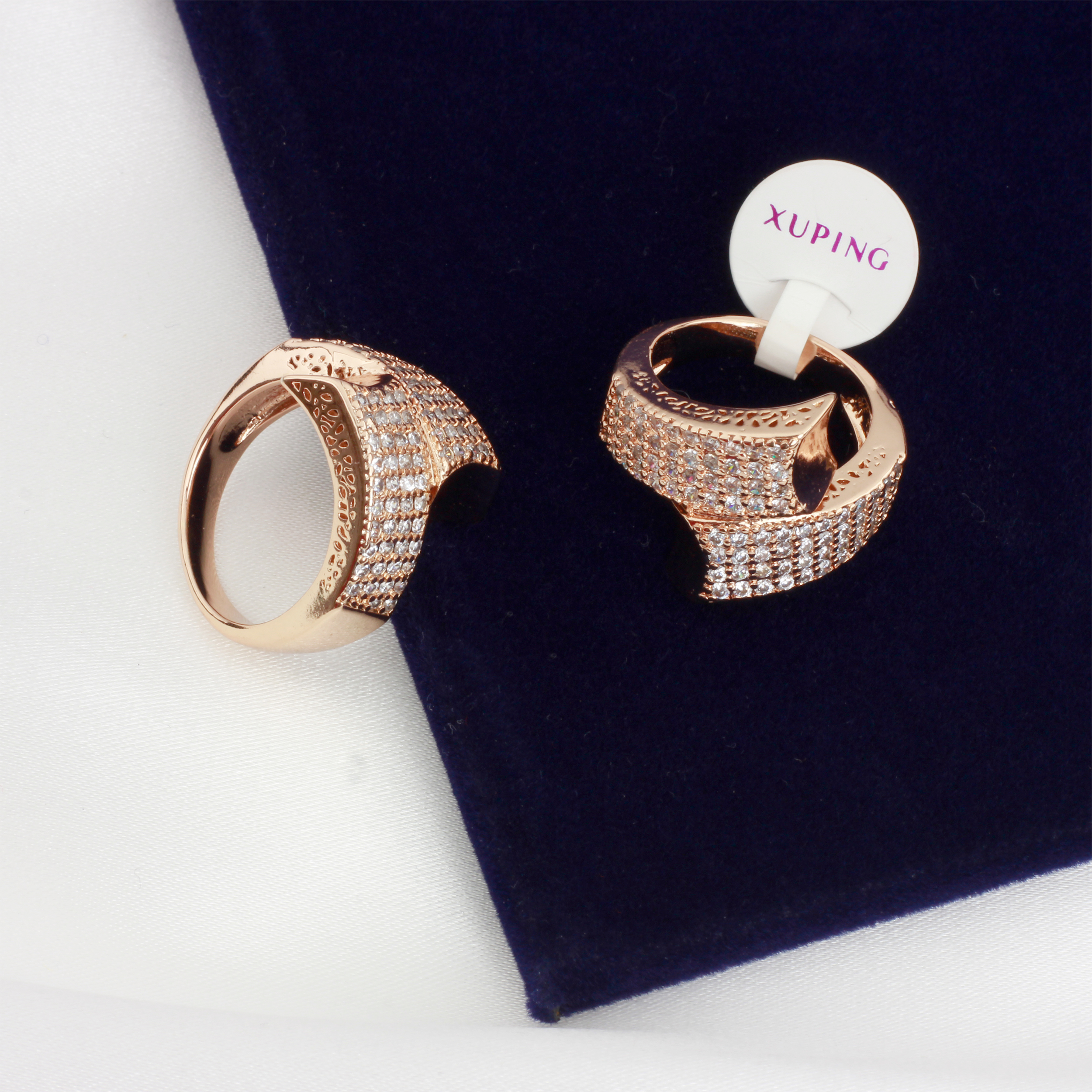 Elegante messing ring in bronskleur