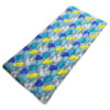 Elegante Vloer Slaapmatras – Blauw Bladmotief