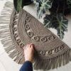 Handgeweven Boho Macramé Vloerkleed