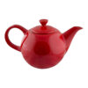 Porseleinen Serveertheepot – Retro Rood