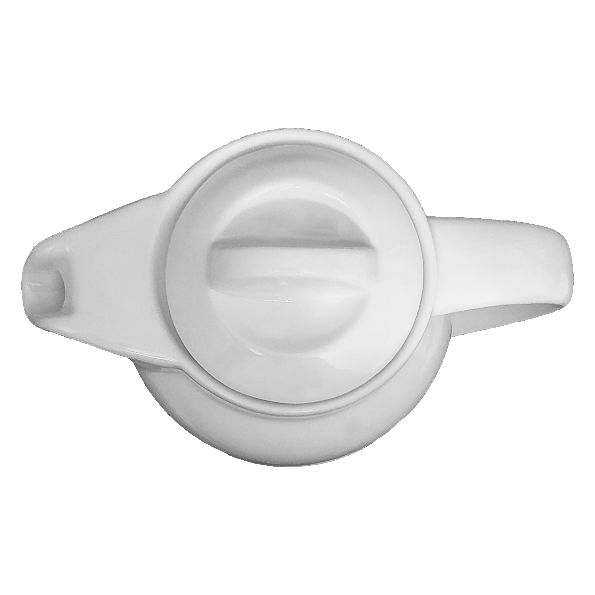 Porseleinen Theepot met Warmer – Wit Retro