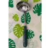 RVS Opscheplepel met Keramisch Handvat