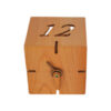 Elegante houten bureauklok minimalistisch