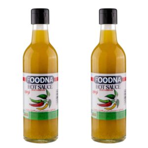 Foodna gele hete pepersaus – verpakking van 2 – 350 g