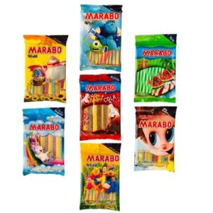 Halal Gummy Snoep – Suikerige Mix – Marabo (Set van 7)