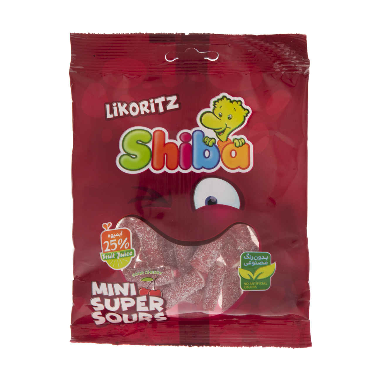 Halal zachte jelly gevulde dropsnoepjes (6 stuks)