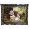 Handgeknoopte Perzische Picturale Tapijt uit Tabriz – The Joy of Spring door Arthur John Elsley