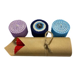 Handgemaakte natuurlijke bijenwaskaars – set van 5 stuks