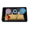 Handgemaakte natuurlijke bijenwaskaars – set van 5 stuks