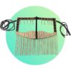 Handgemaakte Strass Battoulah Masker – Golf Burqa