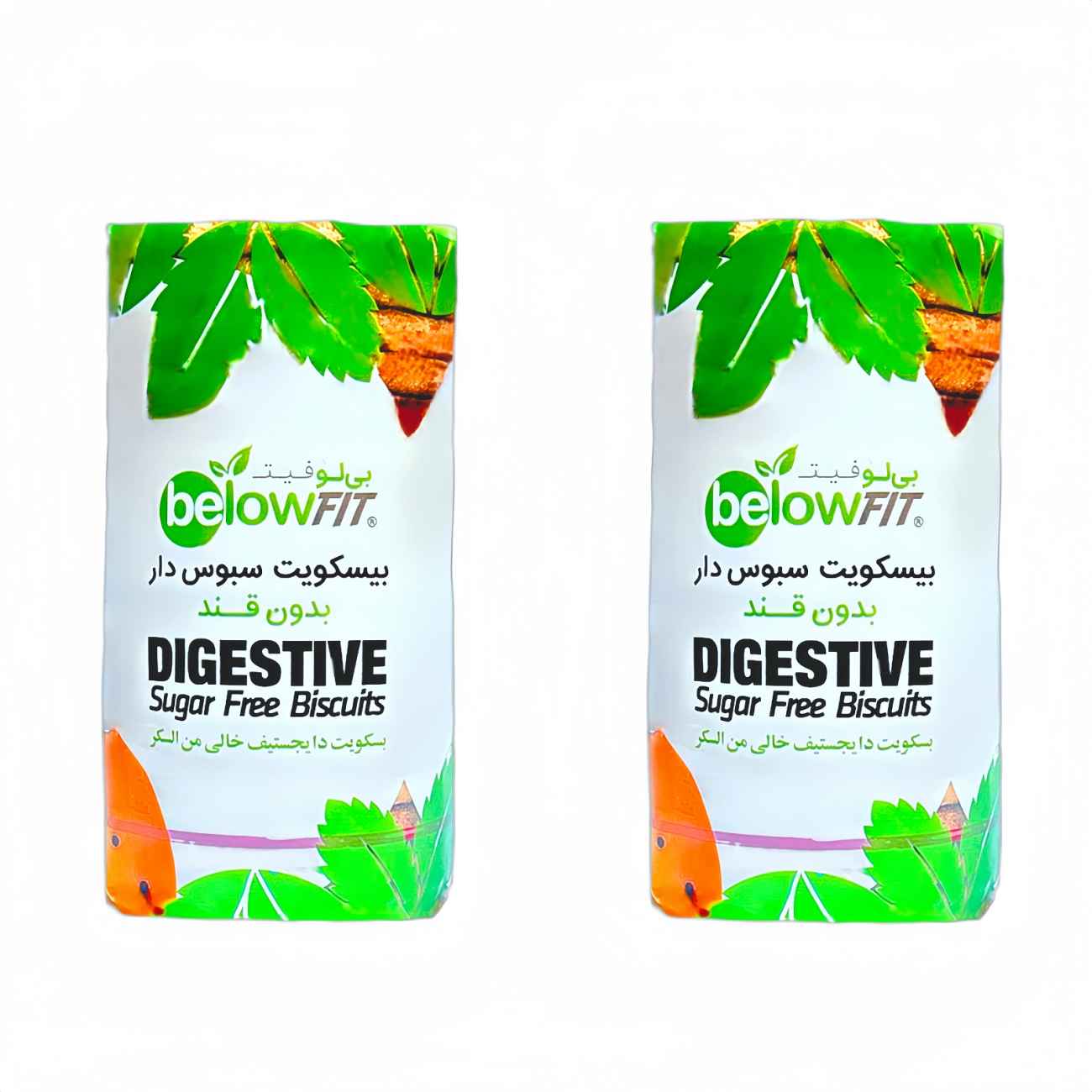Iraanse Suikervrije Digestive Biscuits – 200 g (2-Pack)