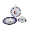 Iraans Kinderservies van Zarin Iran – 5-Delig – Boot Ontwerp