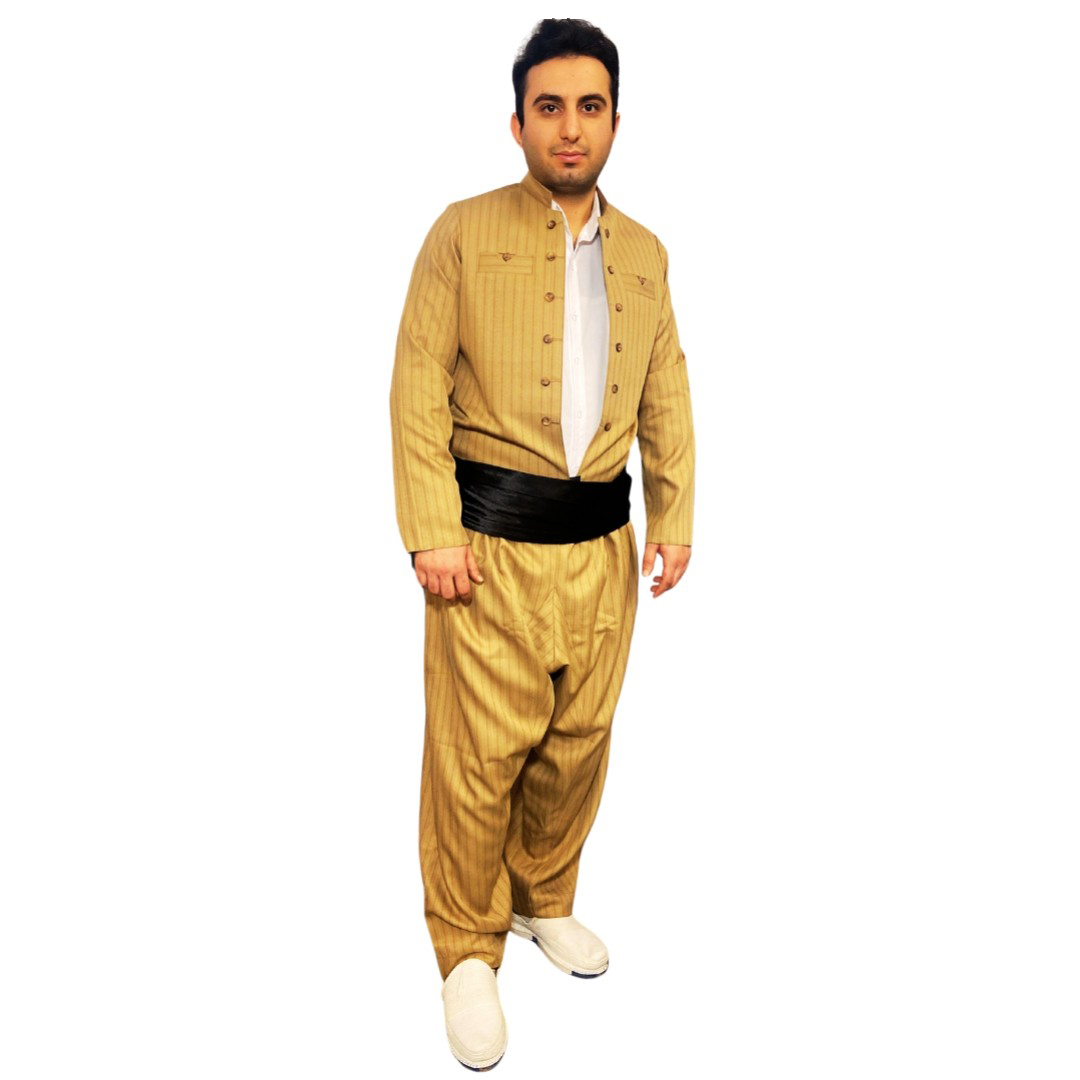 Beige Koerdische Kleding voor Heren – Model Maleki