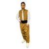 Koerdische Kleding Set met Vest – Beige Maleki