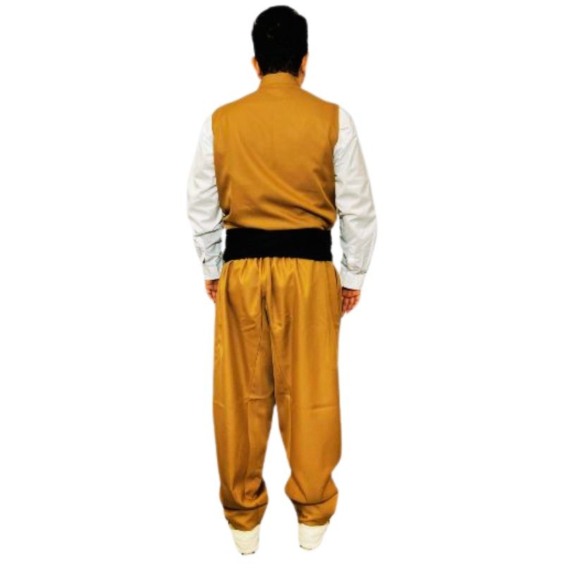 Koerdische Kleding Set met Vest – Beige Maleki