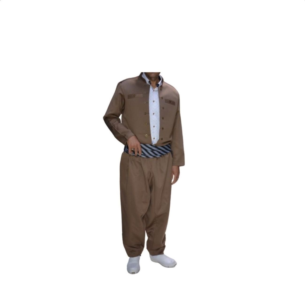 Bruine Koerdische Kleding voor Heren