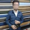 Navy Blauwe Koerdische Kleding met Pishtwen