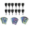 Maffia Masker & Kaartspel Pakket met Drie Scenario’s – Set van 12 Maskers