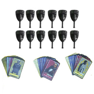 Maffia Masker & Kaartspel Pakket met Drie Scenario’s – Set van 12 Maskers