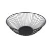 Luxe Zwarte Metalen Fruitmand – Chic & Modern