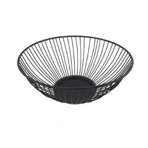 Luxe Zwarte Metalen Fruitmand – Chic & Modern