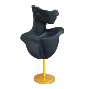 Minimalistische sieradenhouder Mannequin – Goud & Zwart