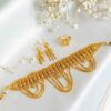 Mortasha Messing Ketting & Oorbellen Set