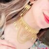 Mortasha Vergulde Messing Ketting Set