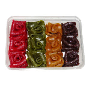 Multi-Vruchten Lavashak met Rozen Ontwerp – 500 g