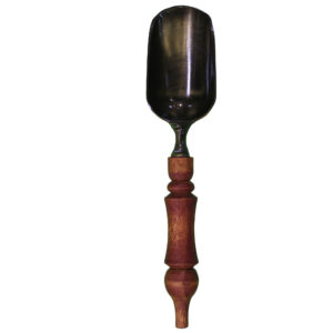 Bruine Notenlepel – Hout & Pewter