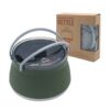 Buiten-campingwaterketel – Silicone Rood