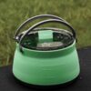 Buiten-campingwaterketel – Silicone Rood