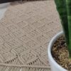 Perzisch Boho Luxe Handgeweven Macramé Vloerkleed