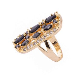 Perzische messing ring voor vrouwen elegant rond model