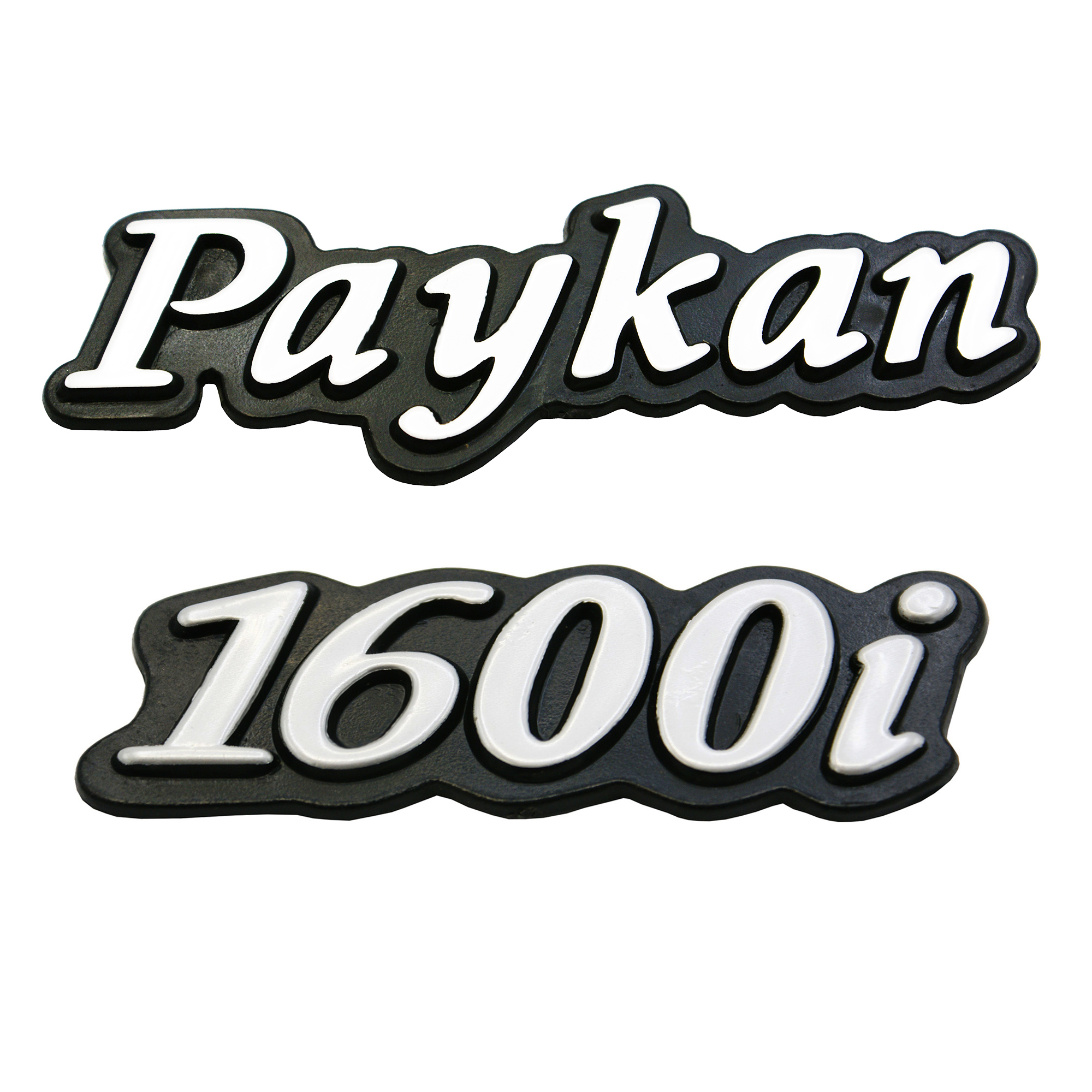 Perzisch Auto Embleem voor Peykan in Zilver Set van 2