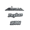 Perzisch Auto Embleem voor Peykan in Zilver Set van 3