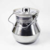 Perzische Dizi-pot met Deksel – Zilverkleurig Aluminium (4 Personen)