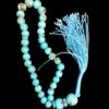 Perzische Neyshabur Turkoois Rozenkrans: 33 Gebedskralen Tasbih