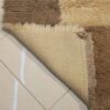 Handgeknoopt Perzisch geometrisch Gabbeh tapijt - Geruit, Bruin, Wolmix