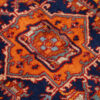 Handgeknoopt Perzisch Isfahan Tapijt (Geometrisch Medaillon / Herati) - Oranje Wol