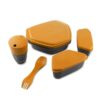 Draagbaar Campingservies Set van 5 Oranje