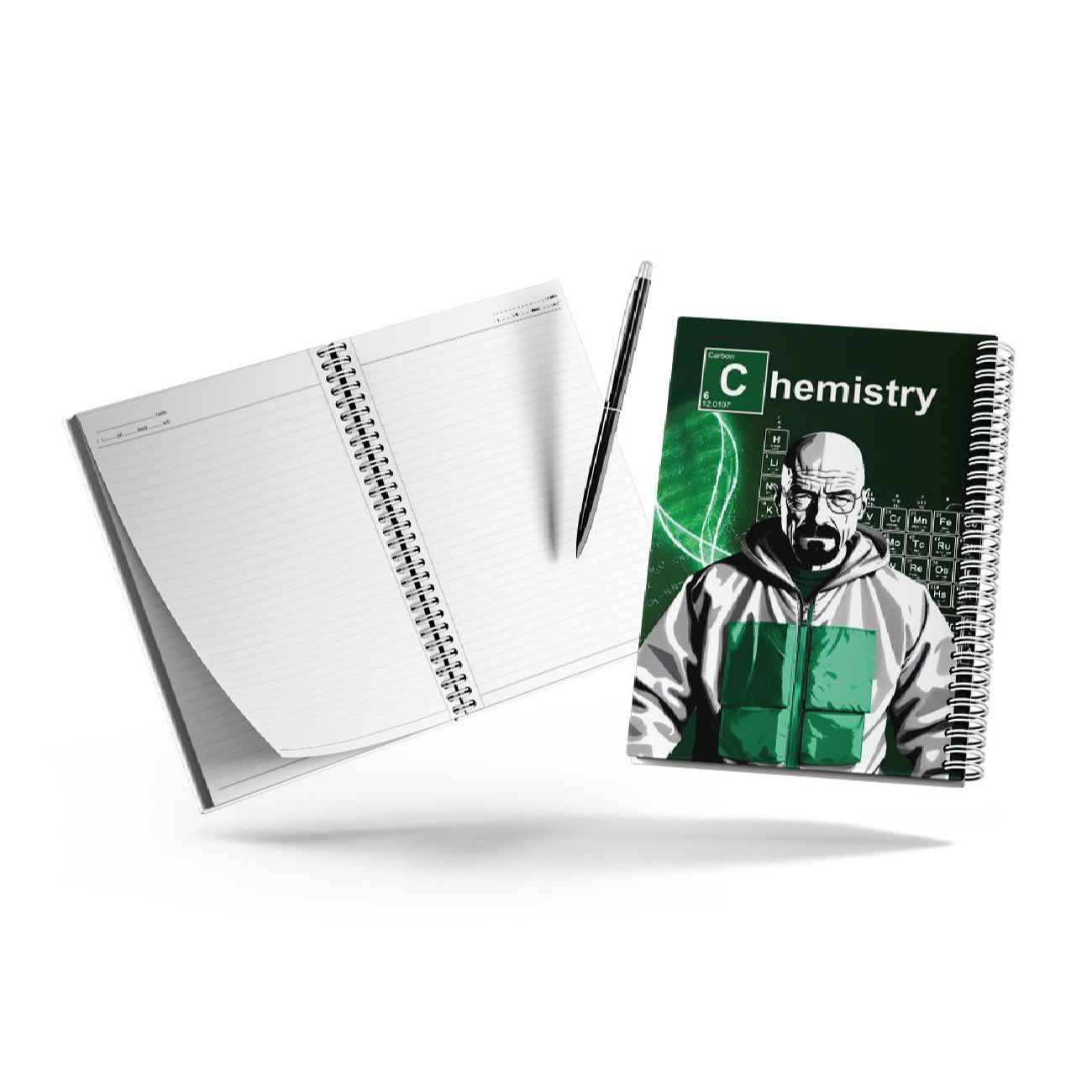 Spiraal Notitieboek – Breaking Bad Ontwerp – B5 (100 Blad)