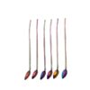 Roze RVS Barlepel Set – 6 Stuks Luxe Roerlepels