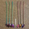 Roze RVS Barlepel Set – 6 Stuks Luxe Roerlepels