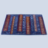 Vintage Patchwork Tapijt Blauw – Bloemen Wol