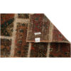 Vintage Patchwork Tapijt Bruin – Geometrisch Wol