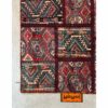 Vintage Patchwork Tapijt Geometrisch Rood – Wol